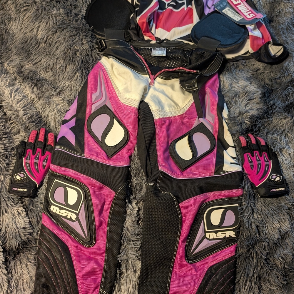 MSR Pink and Black Racing Suit